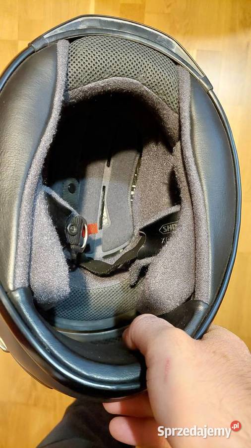 Kask motocyklowy Shoei XR1000 srebrny pokrowiec Brwinów