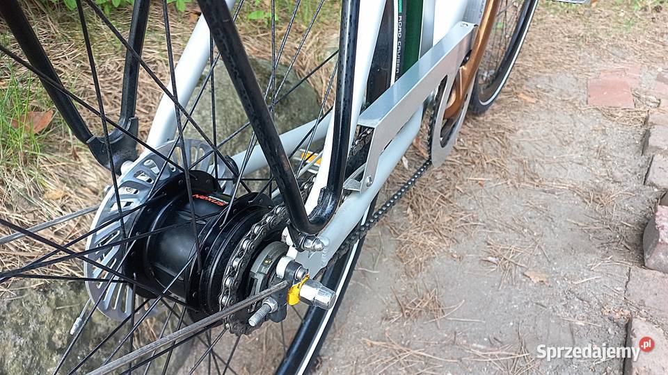 Designerski Perłowy Rower Miejski Męski Cortina Wołów