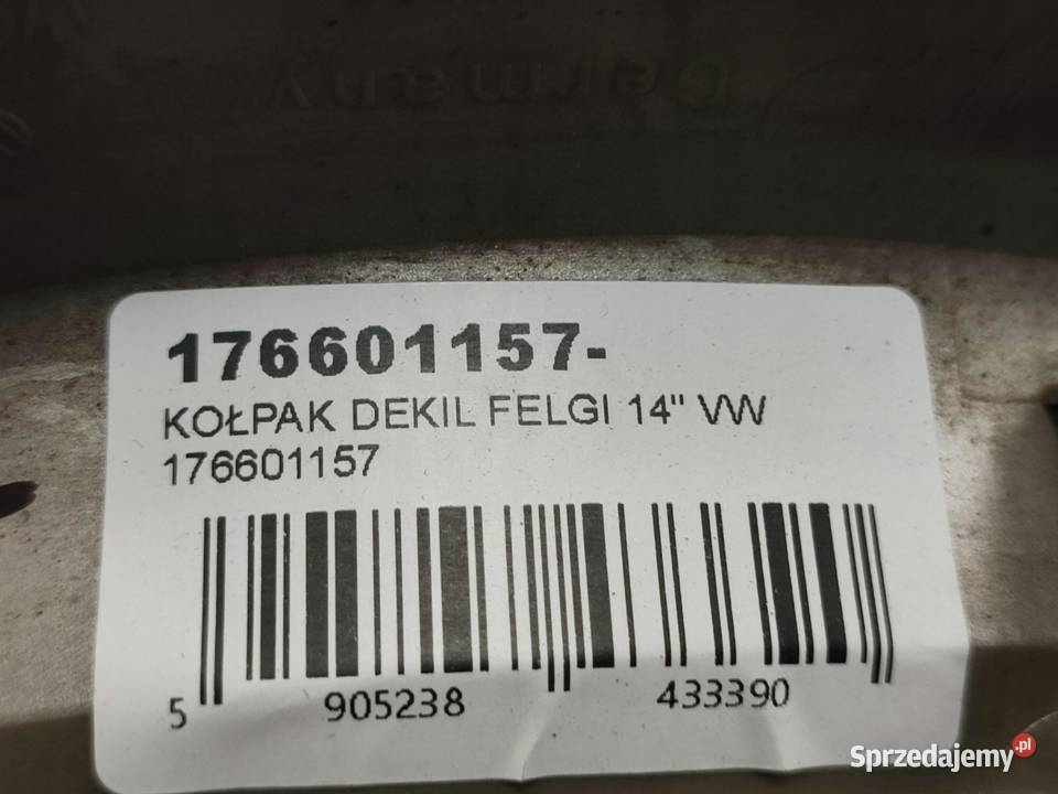 KOŁPAK DEKIEL FELGI 14 VOLKSWAGEN 176601157
