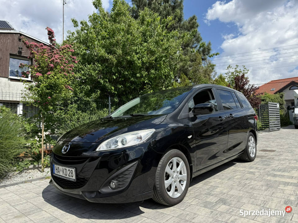 Mazda 5 7 osobowa Serwisowana w ASO mazdy światła do jazdy dziennej wielkopolskie Poznań