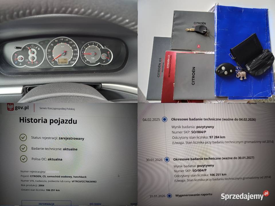 Citroen C5 niski przebieg Citroën Sosnowiec