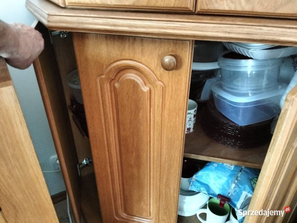 Witryna dębowa oszklona Łódź