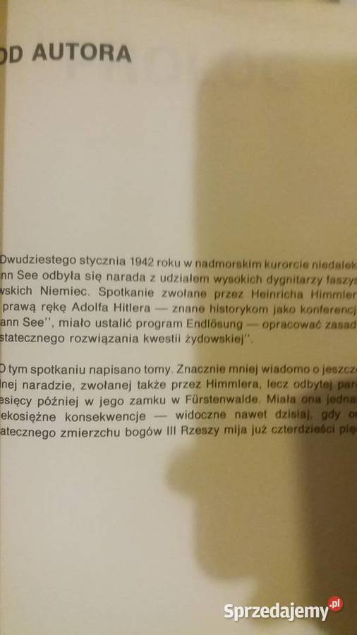 Anioł śmierci książki prezenty unikatowe wojenne Warszawa sprzedam