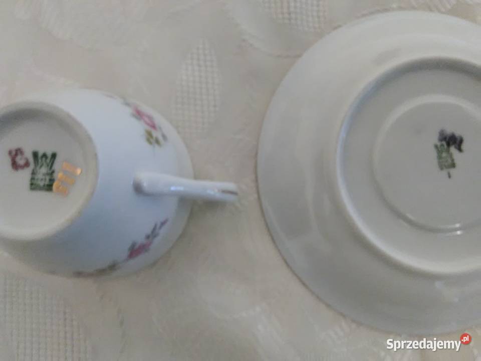 Serwis kawowy porcelana Wałbrzych Jabłonna