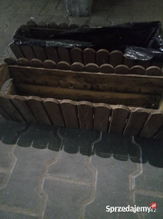 SKRZYNKI DREWNIANE DO ROŚLIN