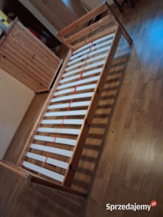 Łozko drewniane sosnowe