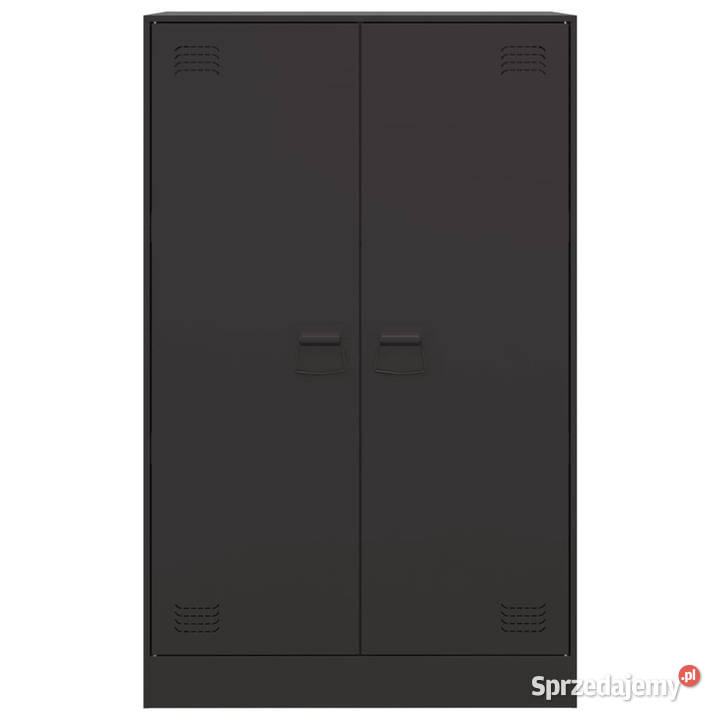 Szafka boczna czarna 67x39x107 stal WM841661 Warszawa sprzedam