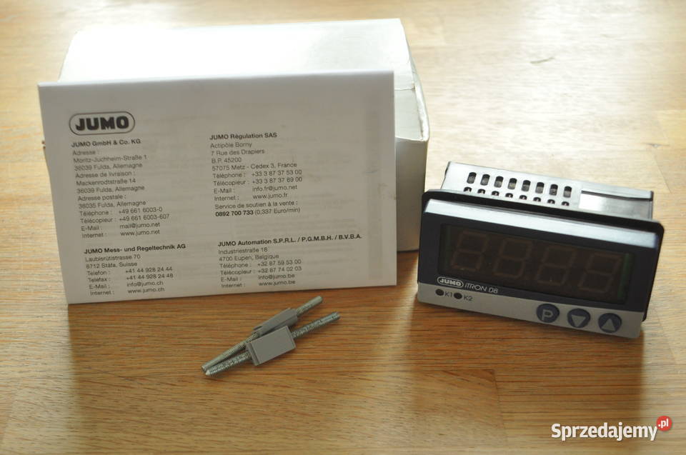 JUMO iTRON 08 Regulator temperatury PID Osieki