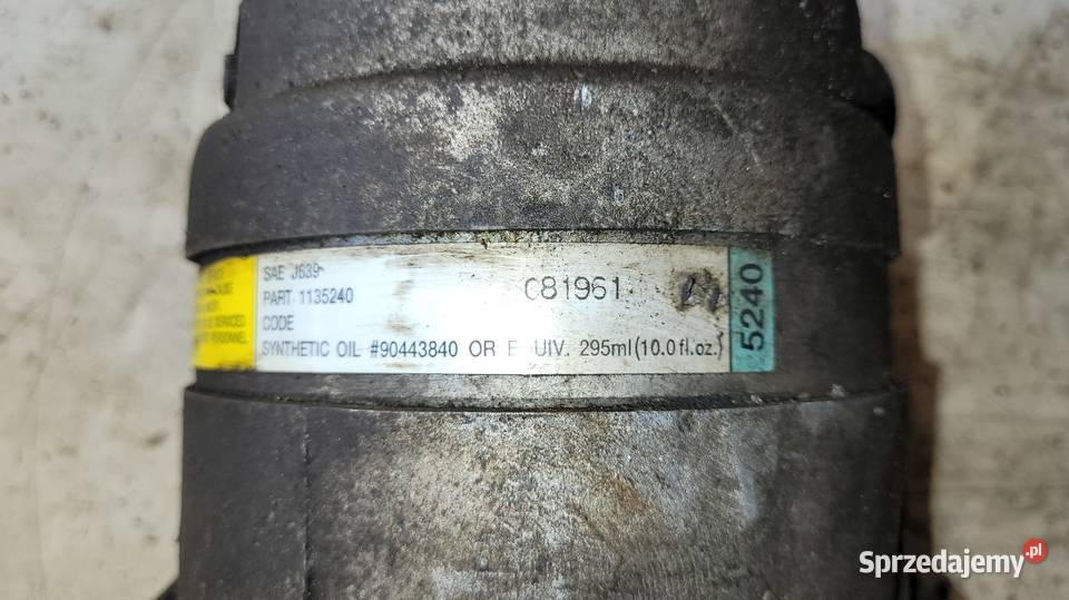 Kompresor klimatyzacji Opel Vectra B 1135240 Łagów