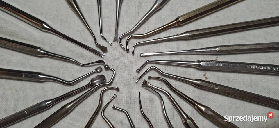 Narzędzia Stomatologiczne z 1985 roku komplet