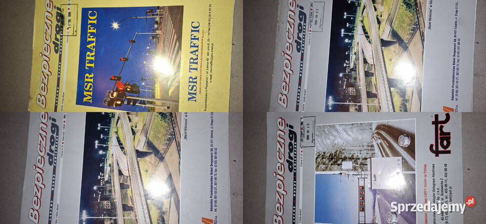 Kolekcja 16 numerów Bezpieczne Drogi 19992000 Konin