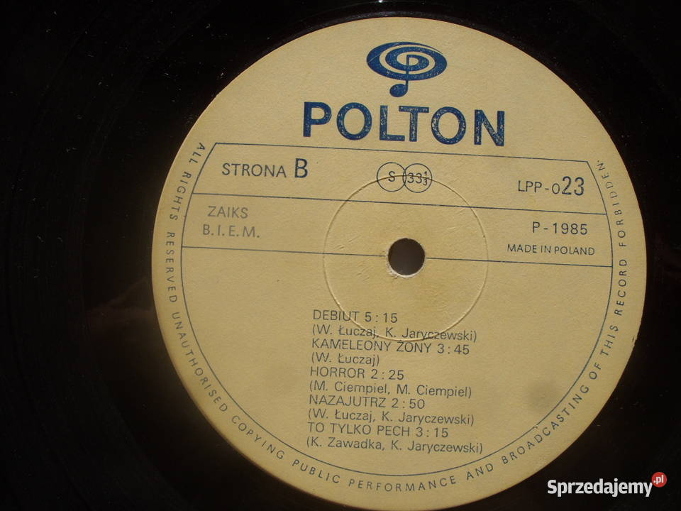 WINYL LP REDA NOCA 1985 Wołów sprzedam