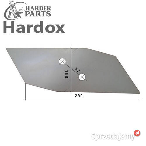 Dłuto 100hektarów HARDOX 35075L części do pługa Suwałki