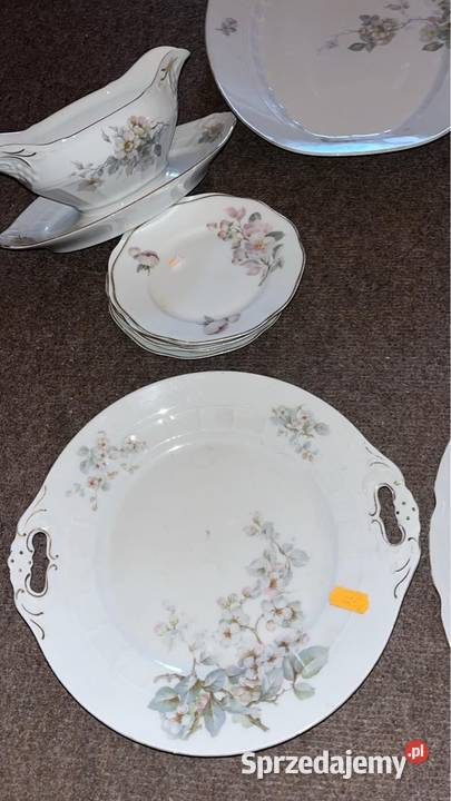Patera secesyjna Biała porcelana Bez sygnatury Gdańsk