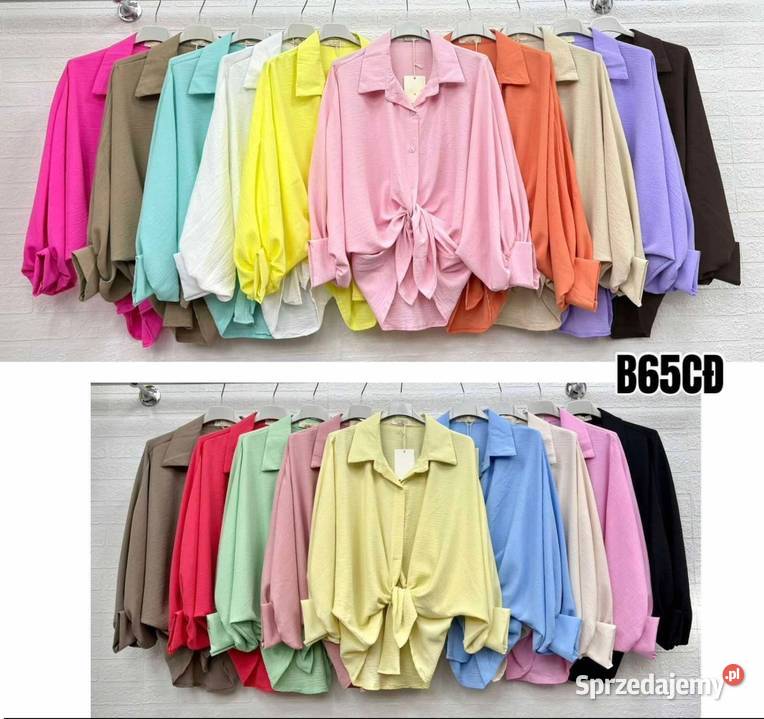 Bluzeczki wiązane kolorowy Warszawa