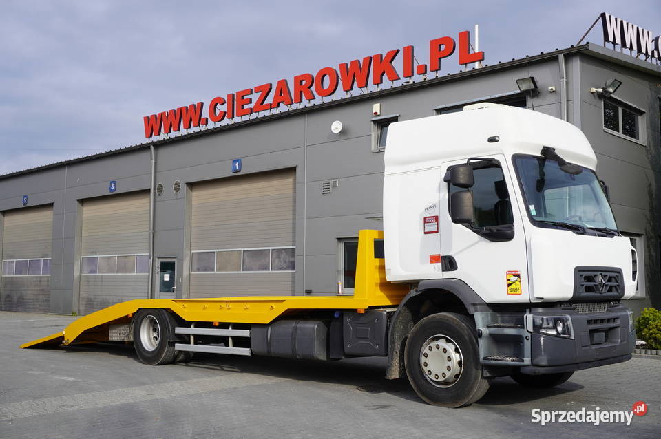 Renault D19 Wide Glob NOWA Laweta 78 m 280 blokada mostu małopolskie Kraków