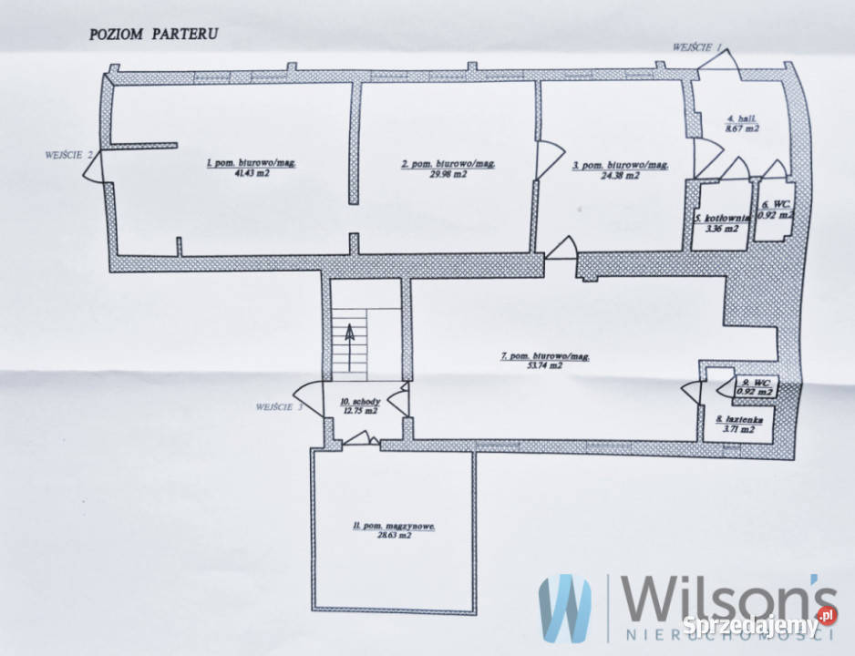 wynajmu lokalu Warszawa 186m2