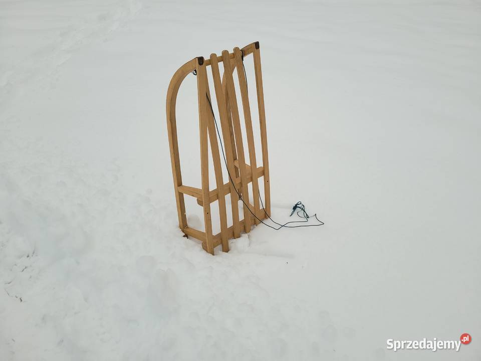 Sanki drewniane dziecka Barczewo