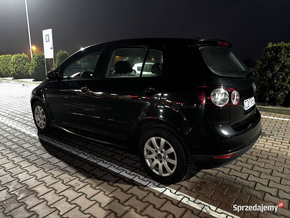 Volkswagen Golf Plus 19 TDI czarny klimatronic Hatchback Samochody osobowe Włocławek