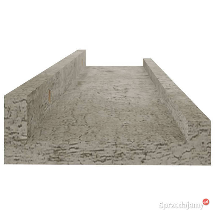 Półki ścienne 2 szarość betonu 40x9x3 WM326699 Warszawa sprzedam