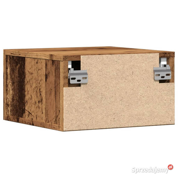 Wisząca szafka nocna stare drewno 35x35x20 Warszawa