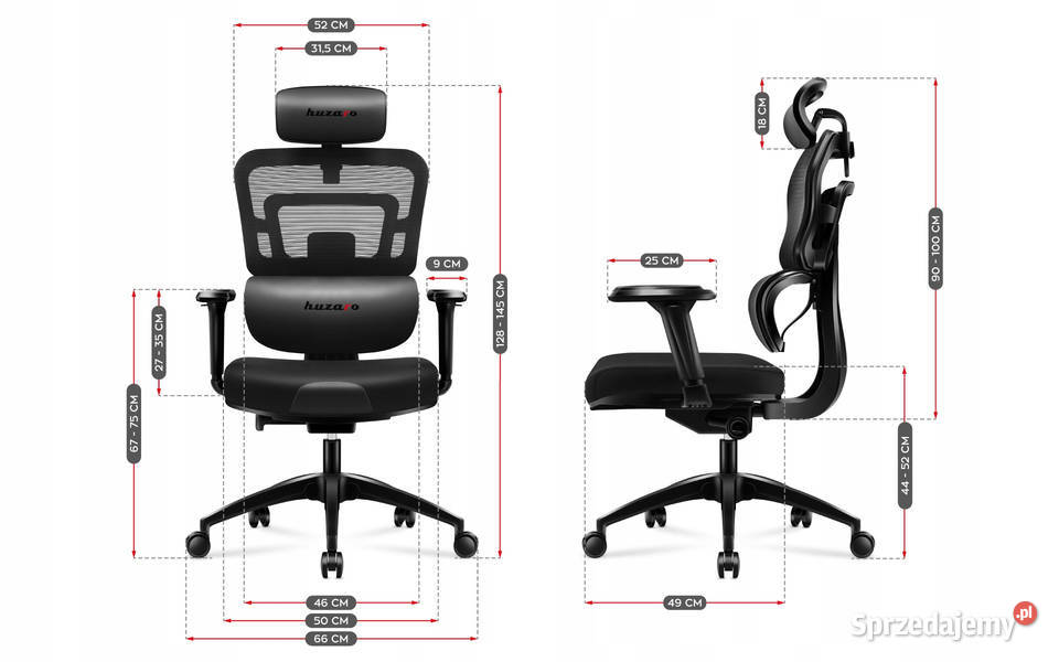 Fotel Gamingowy Ergonomiczny Huzaro Combat 70 wielkopolskie Baranowo