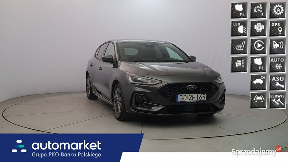 Ford Focus 10 EcoBoost mHEV STLine Z Polskiego serwisowany w ASO sprzedam