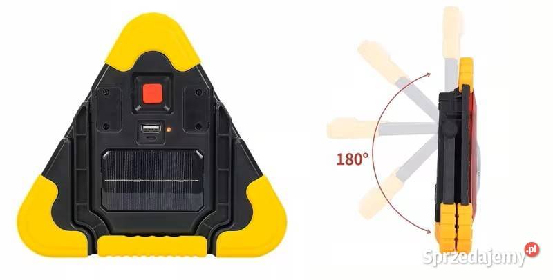 Trójkąt awaryjny LED niezbędny do samochodu mazowieckie Warszawa