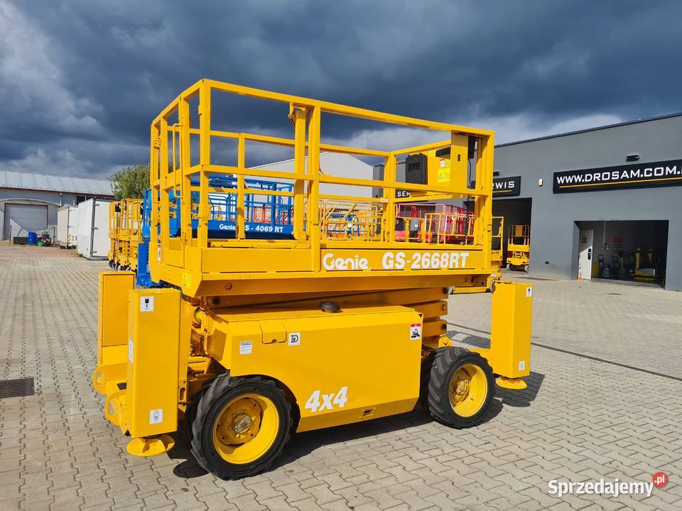 Podnośnik nożycowy spalinowy Genie GS2668RT wys Dąbrowa Tarnowska sprzedam