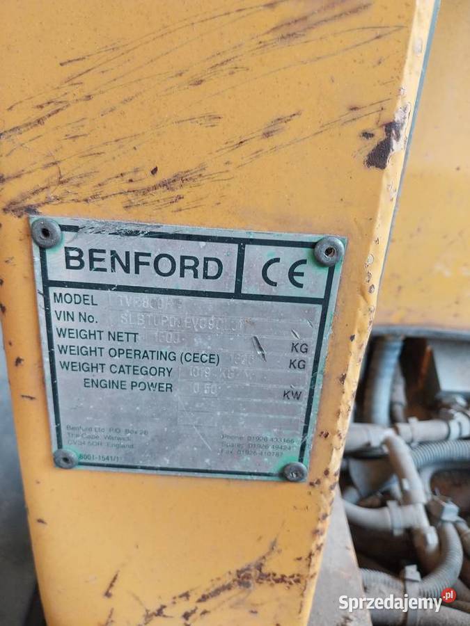 walec drogowy samojezdny BENFORD Wyszków