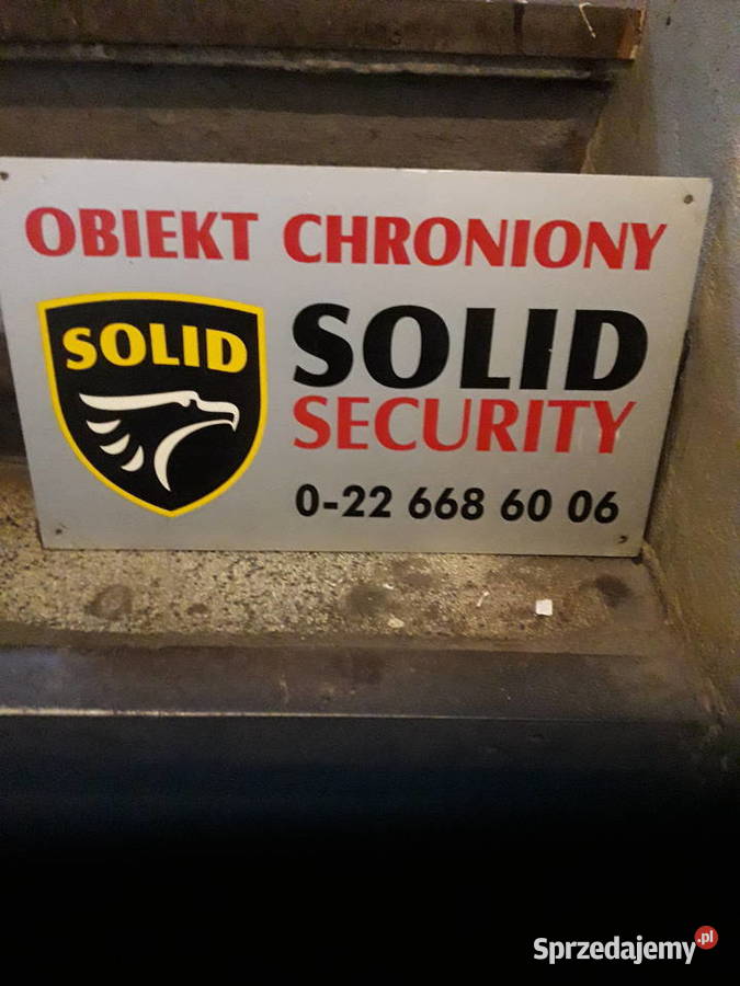 TABLICA OSTRZEGAWCZA DO POWIESZENIA Warszawa