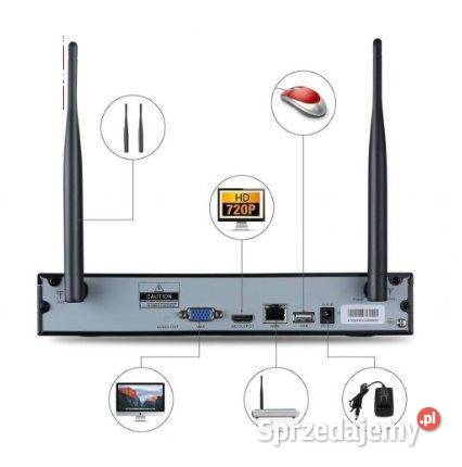 Monitoring wifi 4 kamery