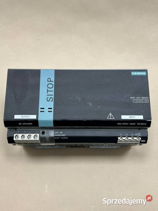 24V 40A zasilacz Siemens SITOP modular 40A Gliwice