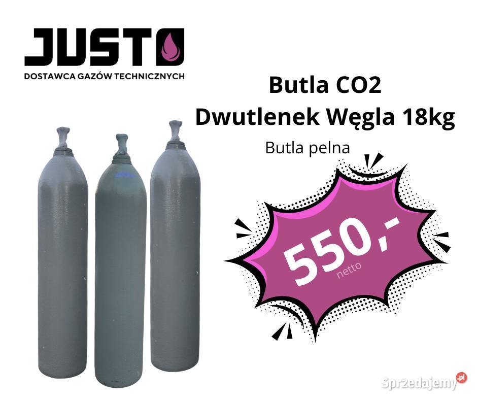 Butla Dwutlenek Węgla CO2 18 Nowy Sącz sprzedam