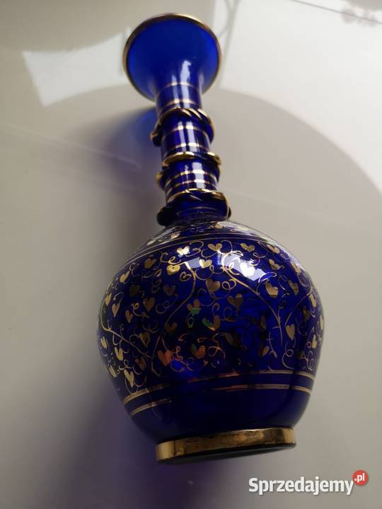 Wazon kobaltowy zdobiony kujawsko-pomorskie Toruń