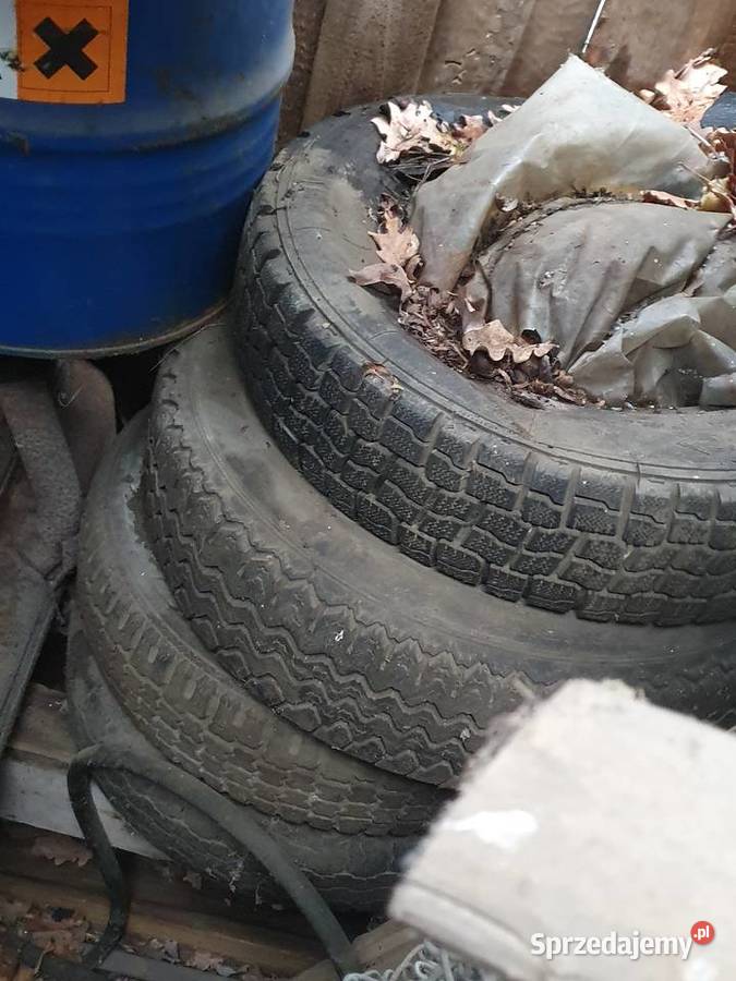 Komplet opon do starych aut Wartburg Fiat osobowe Warszawa sprzedam