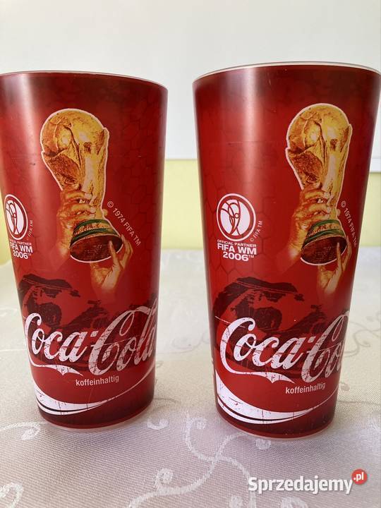 Kubki Coca Cola Vintage Mistrzostwa Świata Czerwionka-Leszczyny sprzedam