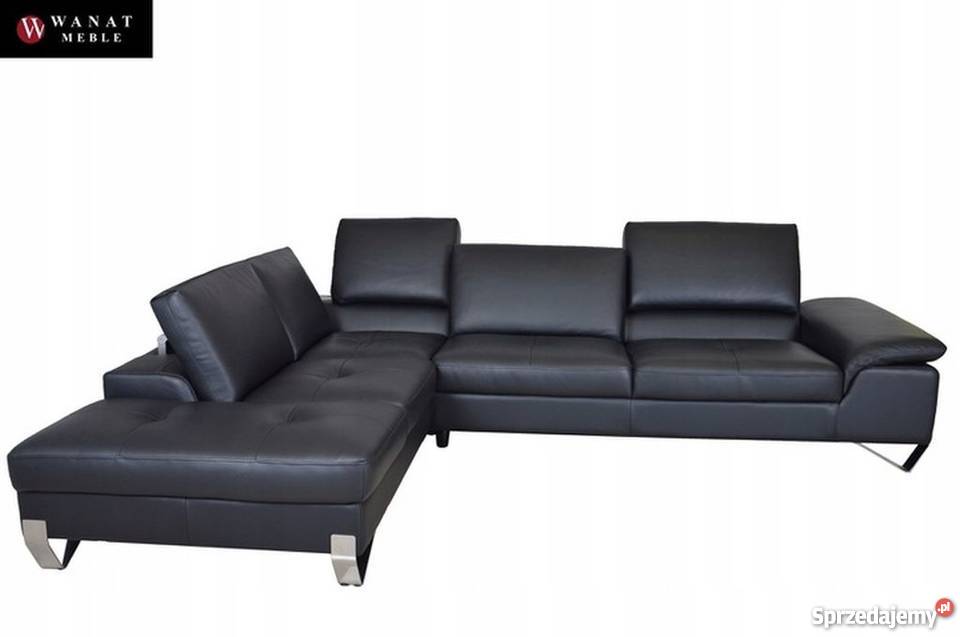 Wypoczynek Colorado Włoski Styl Czarna skóra Katowice