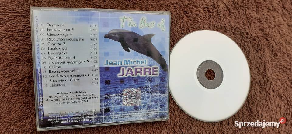 Jean Michel Jarre the Best Of na CD elektroniczna Płyty i kasety Tuszkowo sprzedam