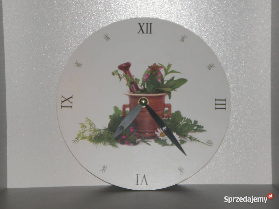 Sprzedam zegar wiszący do kuchni średnica 25 ścienny Nowy Żmigród sprzedam