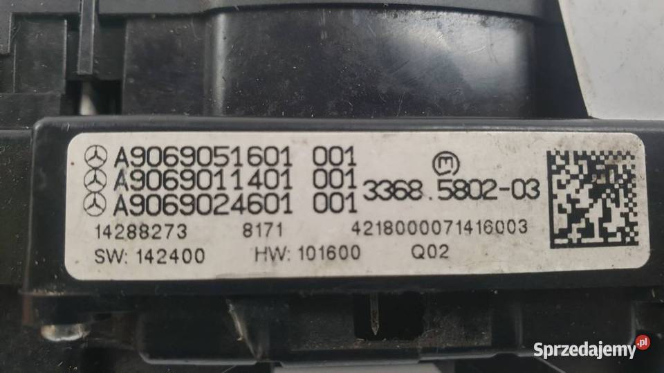 PANEL AWARYJNYCH MERCEDES SPRINTER A9069051601 Lipno