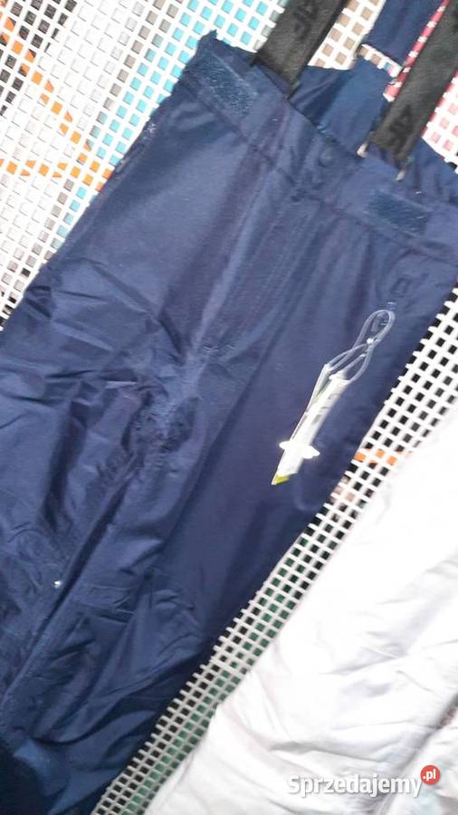 Spodnie narciarskie dziewczęce 4F granat szary Dębica