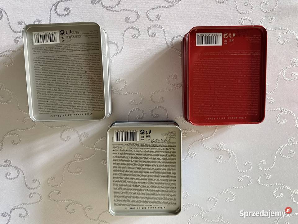 Puszki metalowe STR8 retro vintage zestaw 3 Czerwionka-Leszczyny