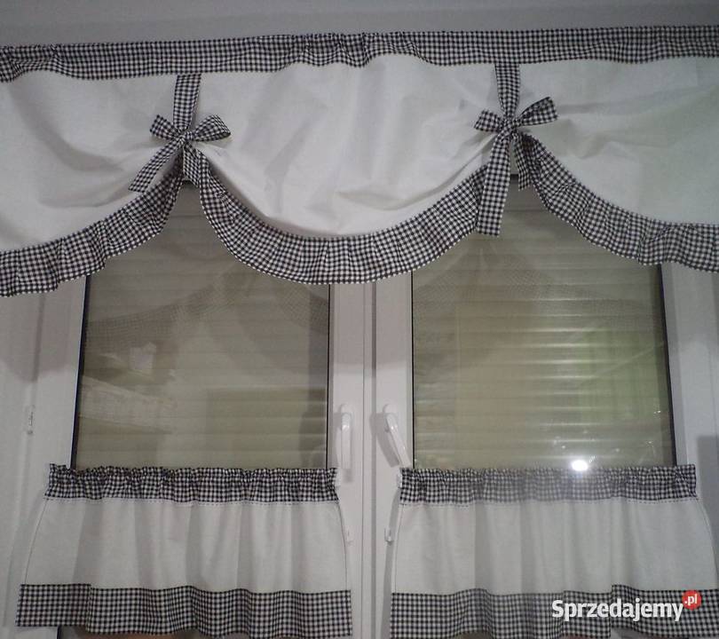 firanki komplety na okno zazdrostki SZYJEMY NA Wystrój okien Włocławek