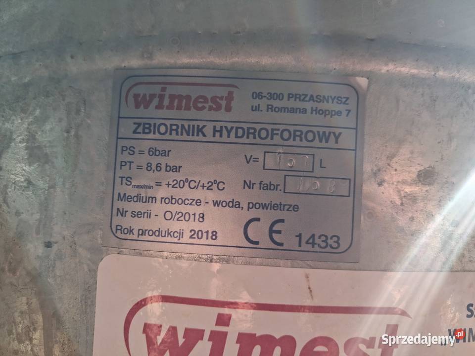 Zbiornik hydroforowy ZCS1506Pompa S3211Silnik