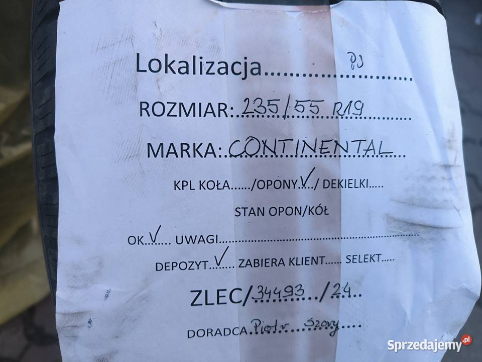 Opony zimowe Continental 235 55 R 19 105V Xl Stalowa Wola
