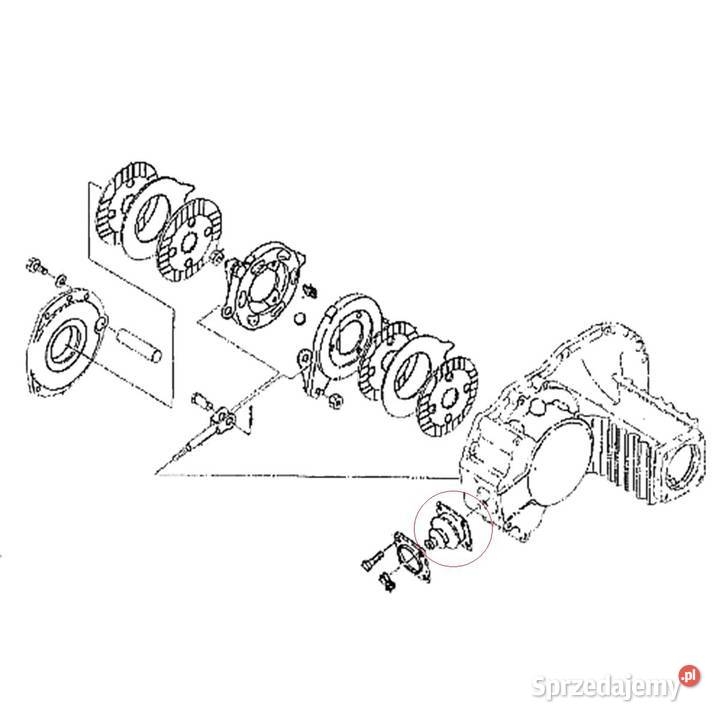 Osłona gumowa Iseki TL1900 TL2100 TL2300 TL2500 Tajęcina