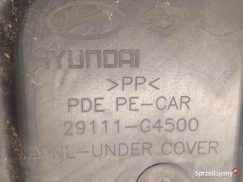 Osłona Płyta pod Silnik Hyundai i30 III 2020