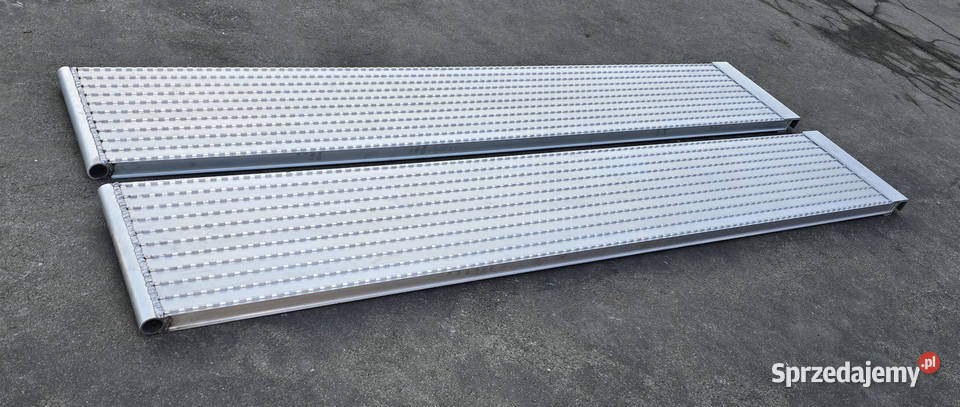 Najazdy aluminiowe frezowane 2300x340x40mm mocna kujawsko-pomorskie Lubanie