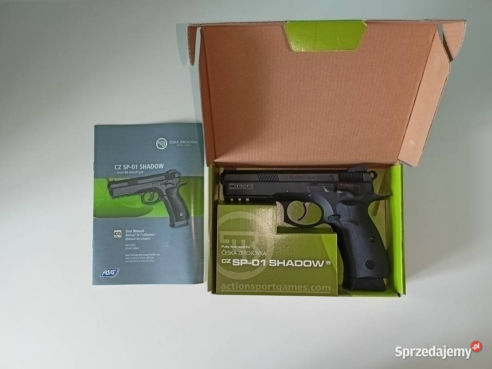 Pistolet ASG CZ SP01 Shadow GNB
